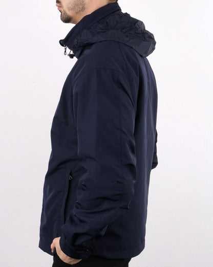 Lacoste – Jacke mit Trichterkragen, Marineblau