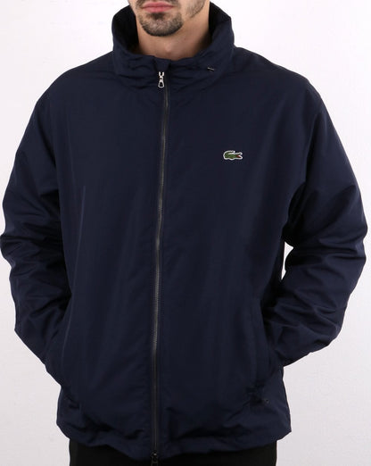 Lacoste – Jacke mit Trichterkragen, Marineblau