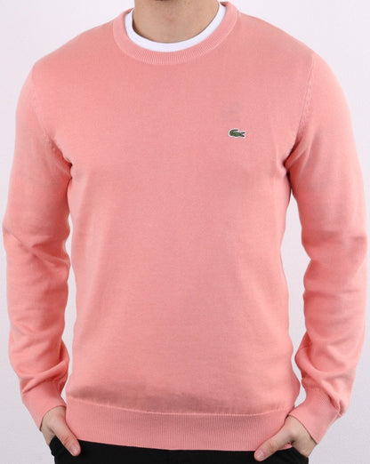 Lacoste Rundhalspullover Rosa
