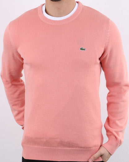 Lacoste Rundhalspullover Rosa