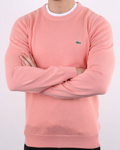 Lacoste Rundhalspullover Rosa
