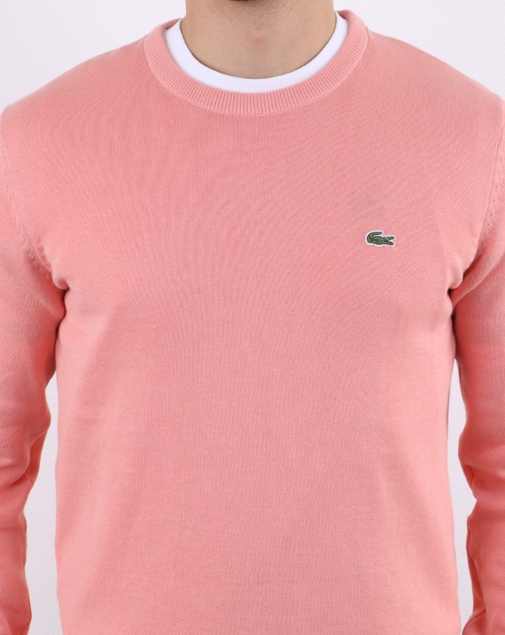 Lacoste Rundhalspullover Rosa