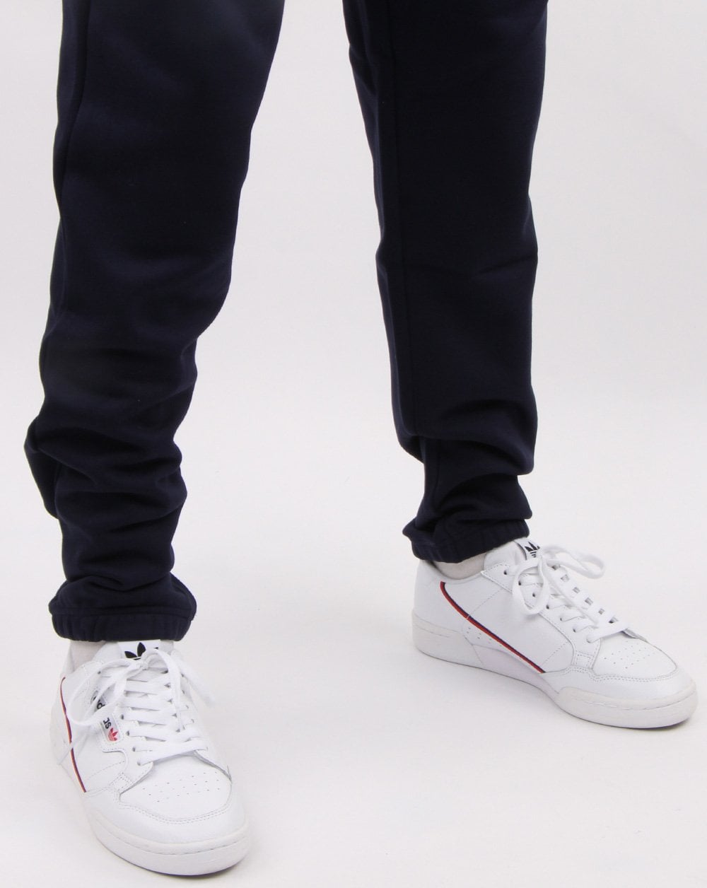 Lacoste Fleece-Trainingshose in Marineblau