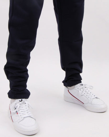 Lacoste Fleece-Trainingshose in Marineblau