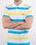Lacoste Striped Polo Shirt White/lemon/cuba