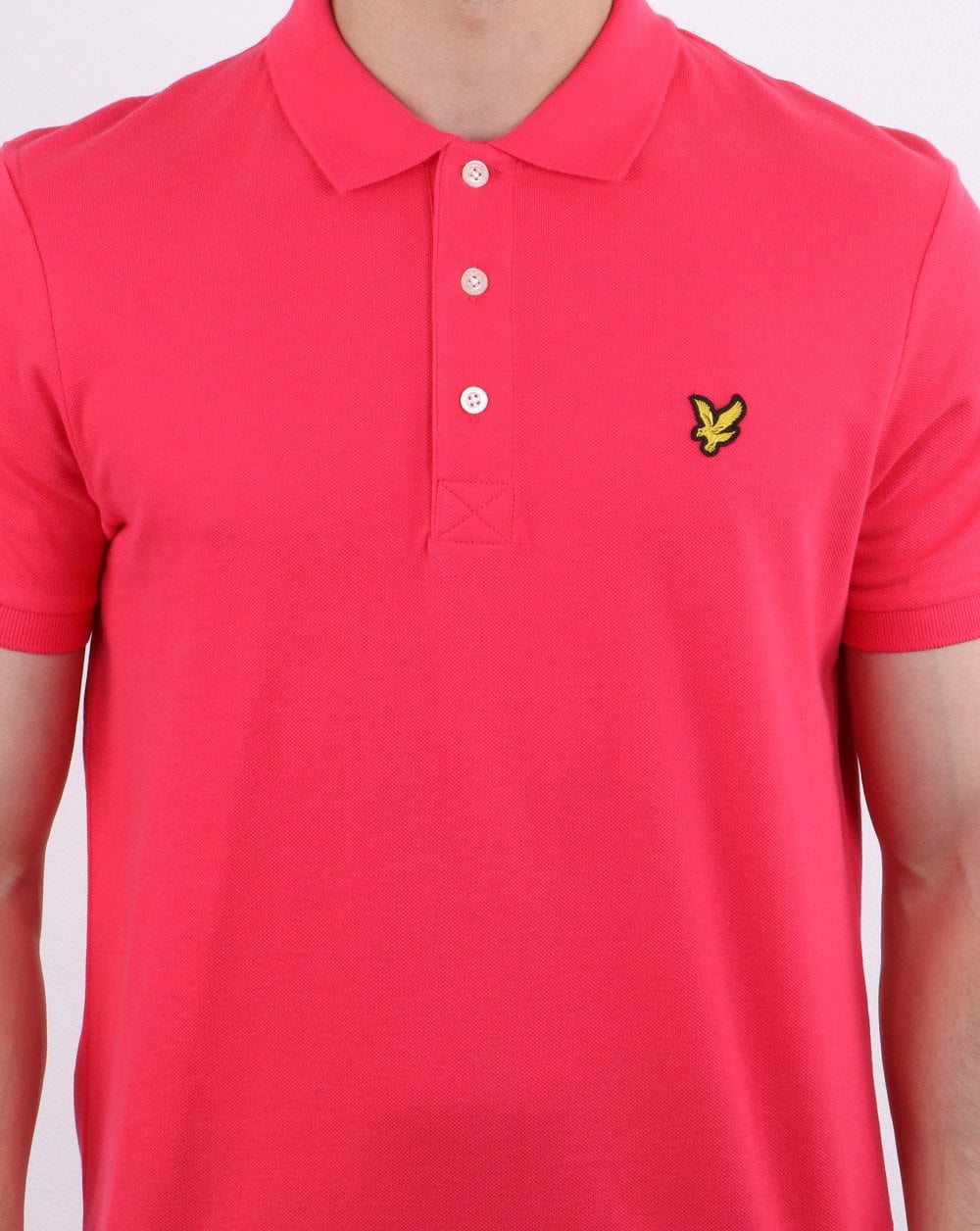 Lyle And Scott Polo Shirt Geranium Pink