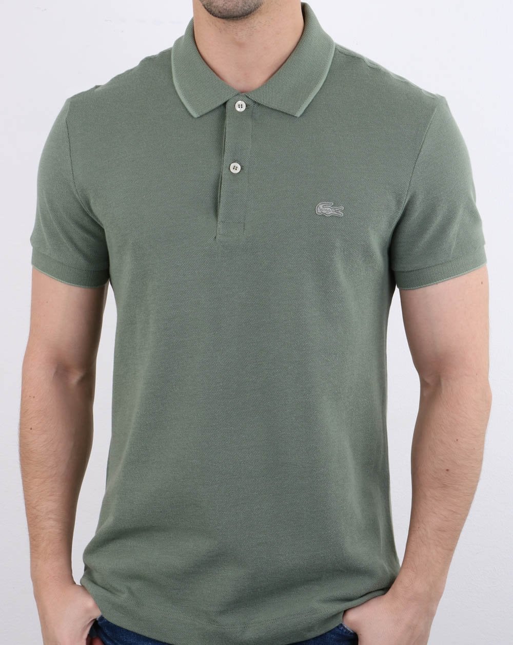 Lacoste Tonal Poloshirt Thymian