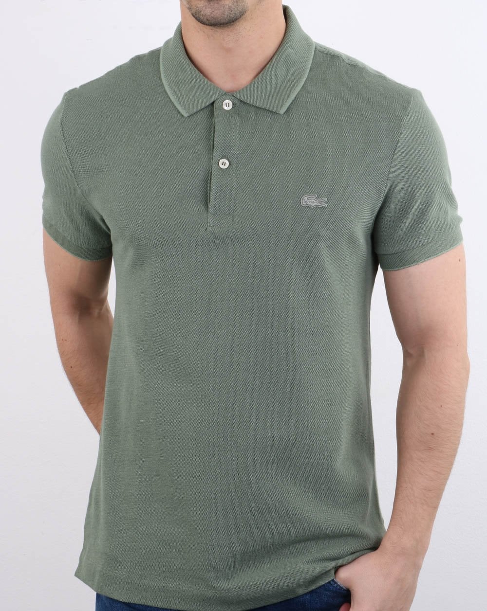 Lacoste Tonal Poloshirt Thymian