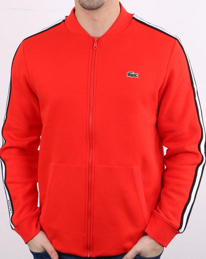 Lacoste Trainingsjacke Rot/Schwarz