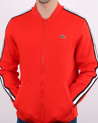 Lacoste Trainingsjacke Rot/Schwarz