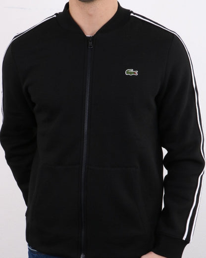 Lacoste Trainingsjacke Schwarz/Weiß