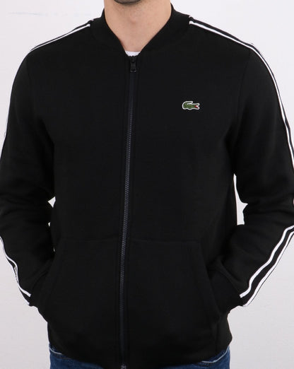 Lacoste Trainingsjacke Schwarz/Weiß