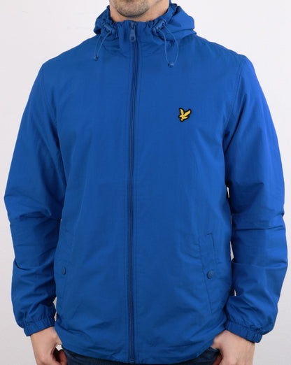 Lyle And Scott – Durchgehende Kapuzenjacke mit Reißverschluss in Kobaltblau