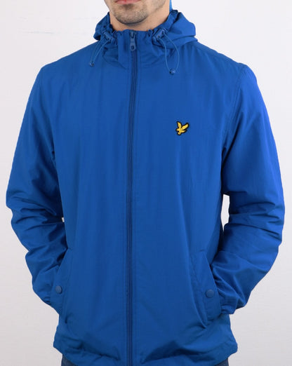 Lyle And Scott – Durchgehende Kapuzenjacke mit Reißverschluss in Kobaltblau