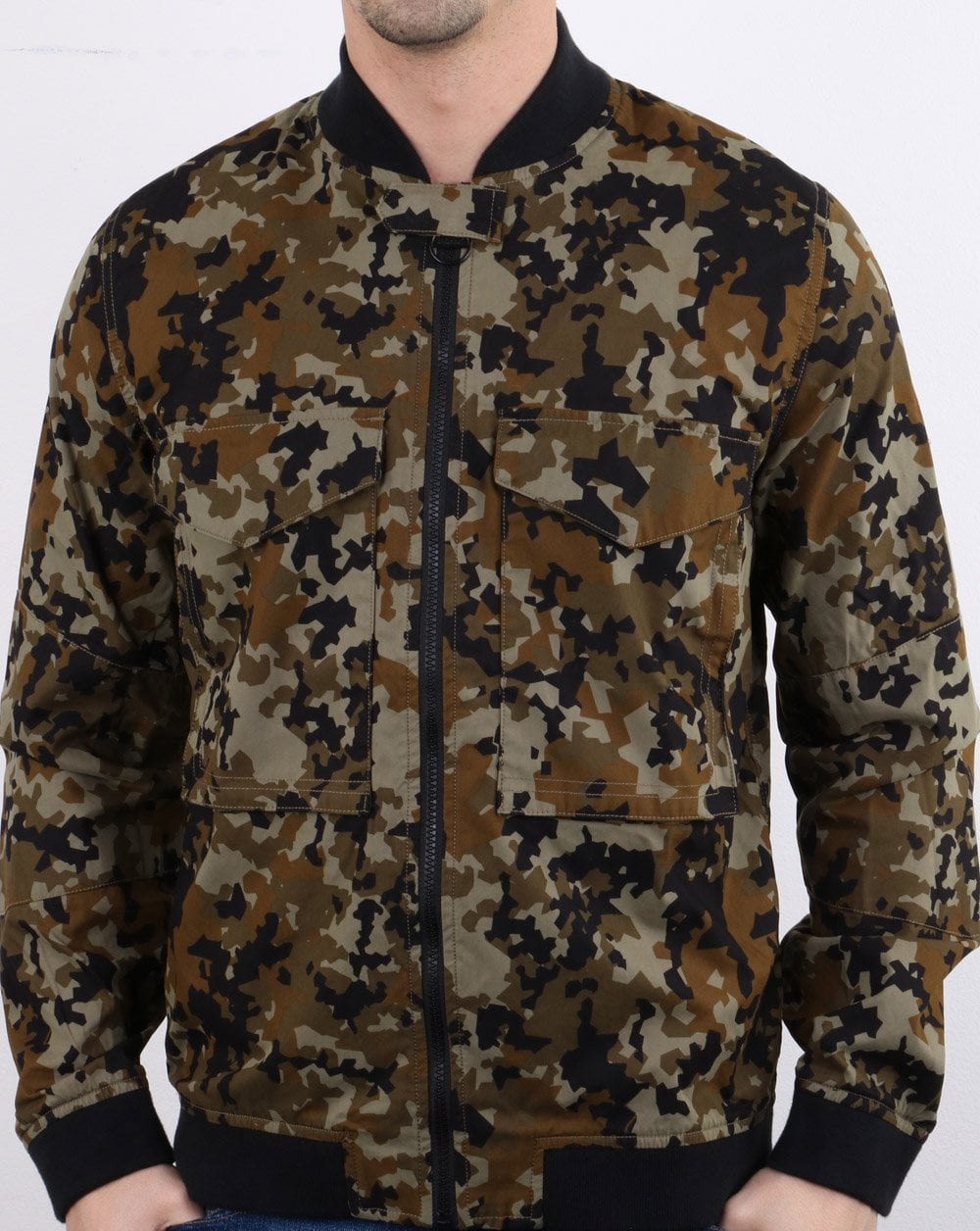 Barbour International Hex Camo Jacket