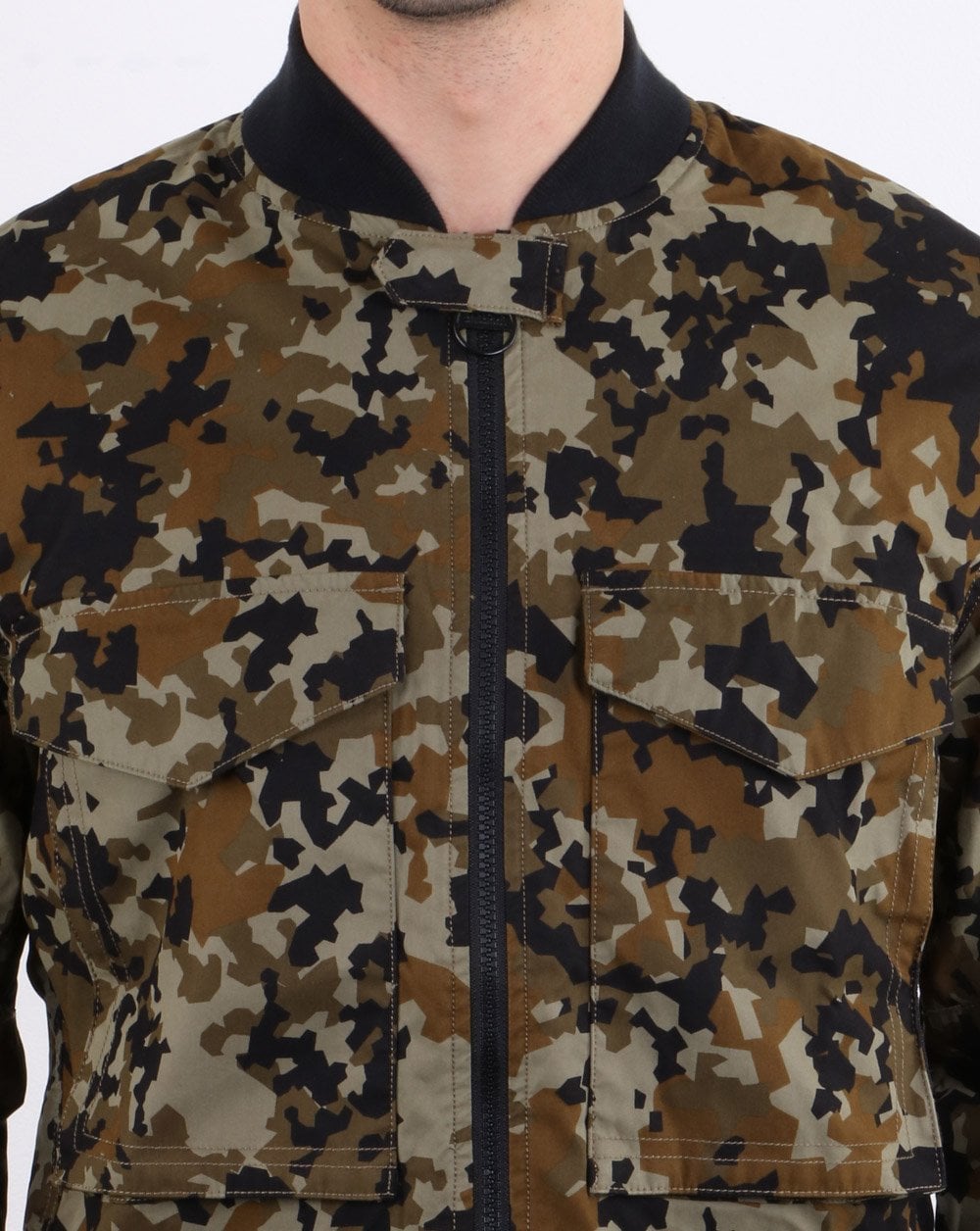 Barbour International Hex Camo Jacke