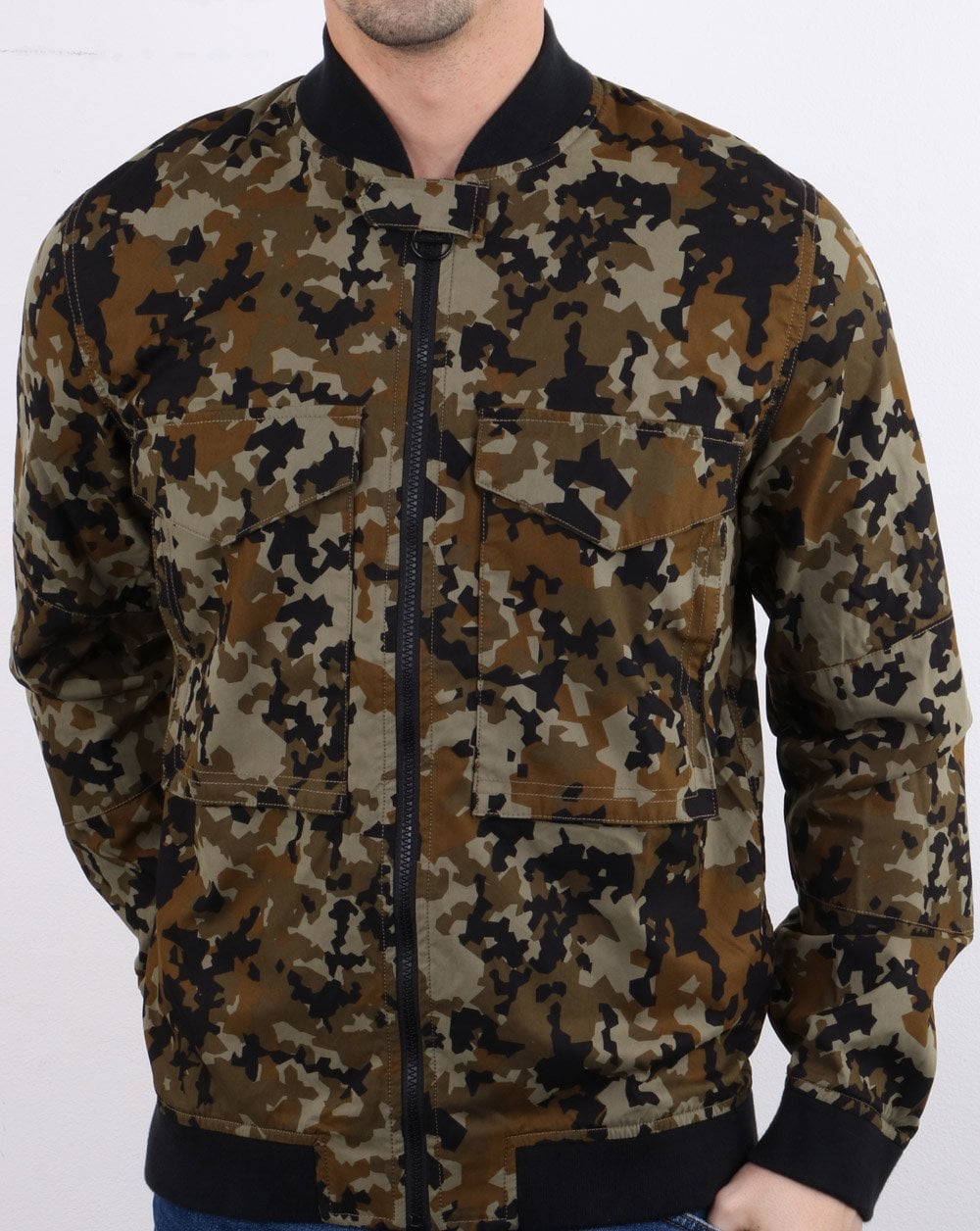Barbour International Hex Camo Jacke