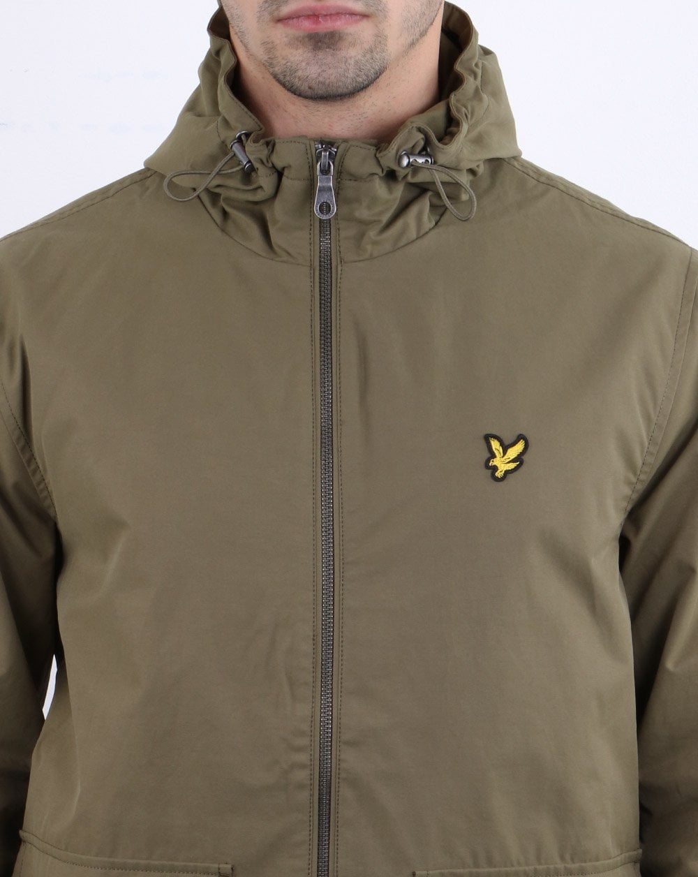 Lyle And Scott Double Pocket Jacket Khaki