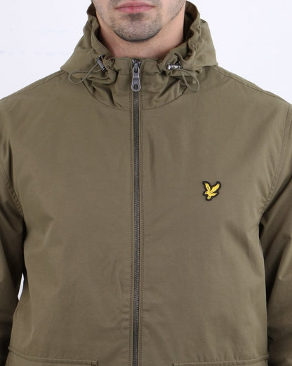 Lyle And Scott – Jacke mit zwei Taschen in Khaki