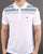 Lacoste Striped Polo Shirt White/Navy