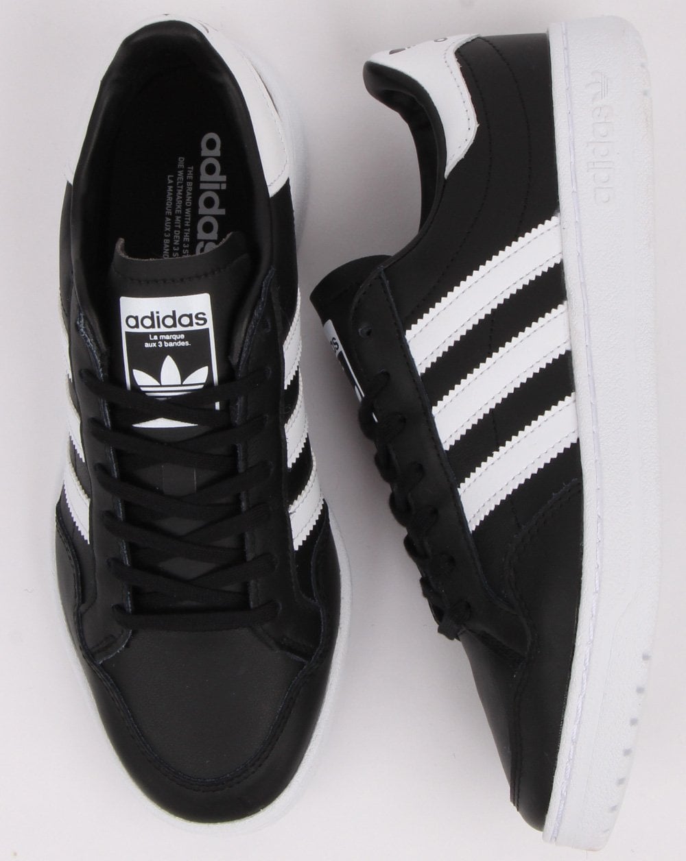 Adidas Team Court Sneaker Schwarz/Weiß
