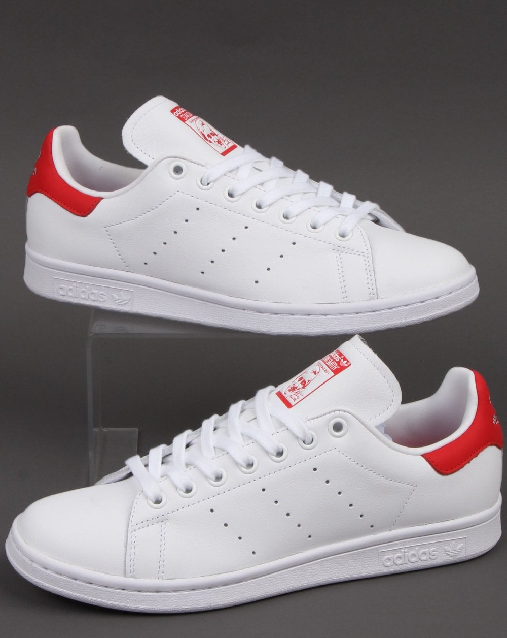 Adidas Stan Smith Sneakers Weiß/Rot