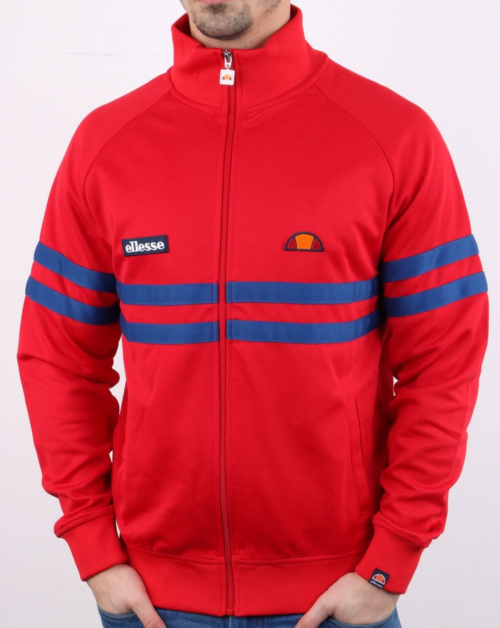 Ellesse Rimini Track Top Red/blue
