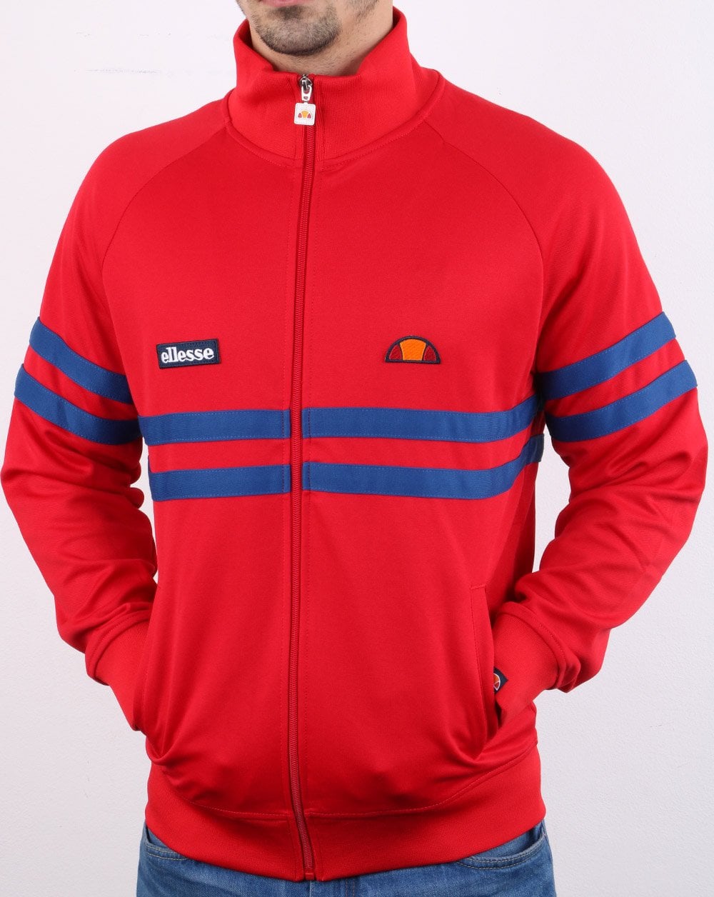 Ellesse Rimini Trainingsjacke Rot/Blau