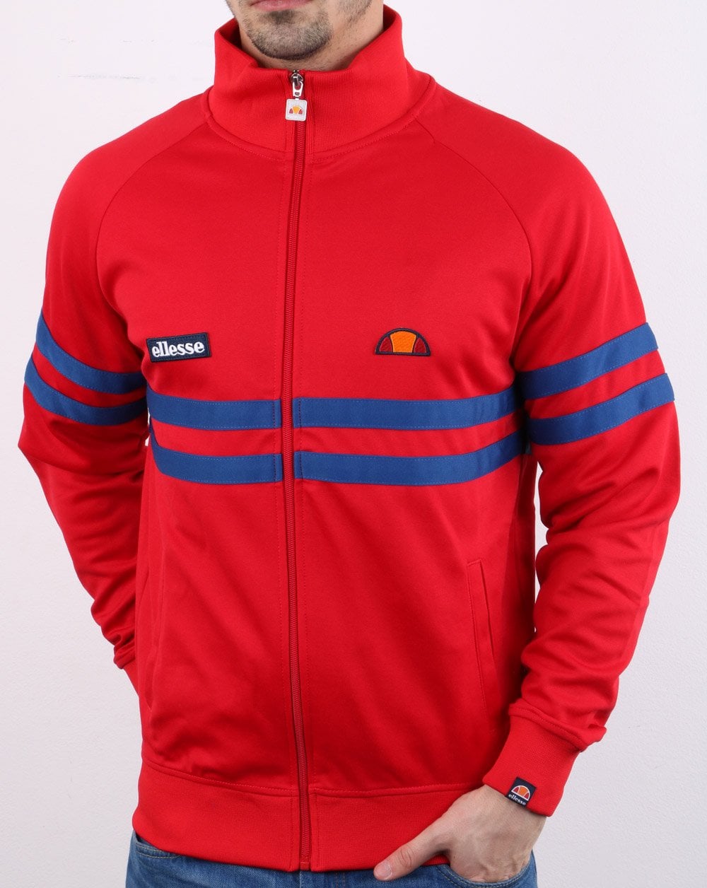 Ellesse Rimini Trainingsjacke Rot/Blau