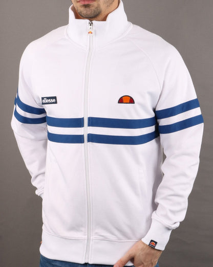 Ellesse – Rimini Trainingsjacke, Weiß/Marineblau