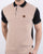 Trojan Diamond Jacquard Polo Shirt Black