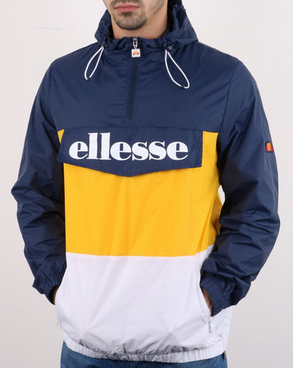 Ellesse 3-Farben-Jacke Marineblau/Gelb/Weiß