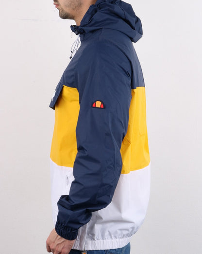 Ellesse 3-Farben-Jacke Marineblau/Gelb/Weiß