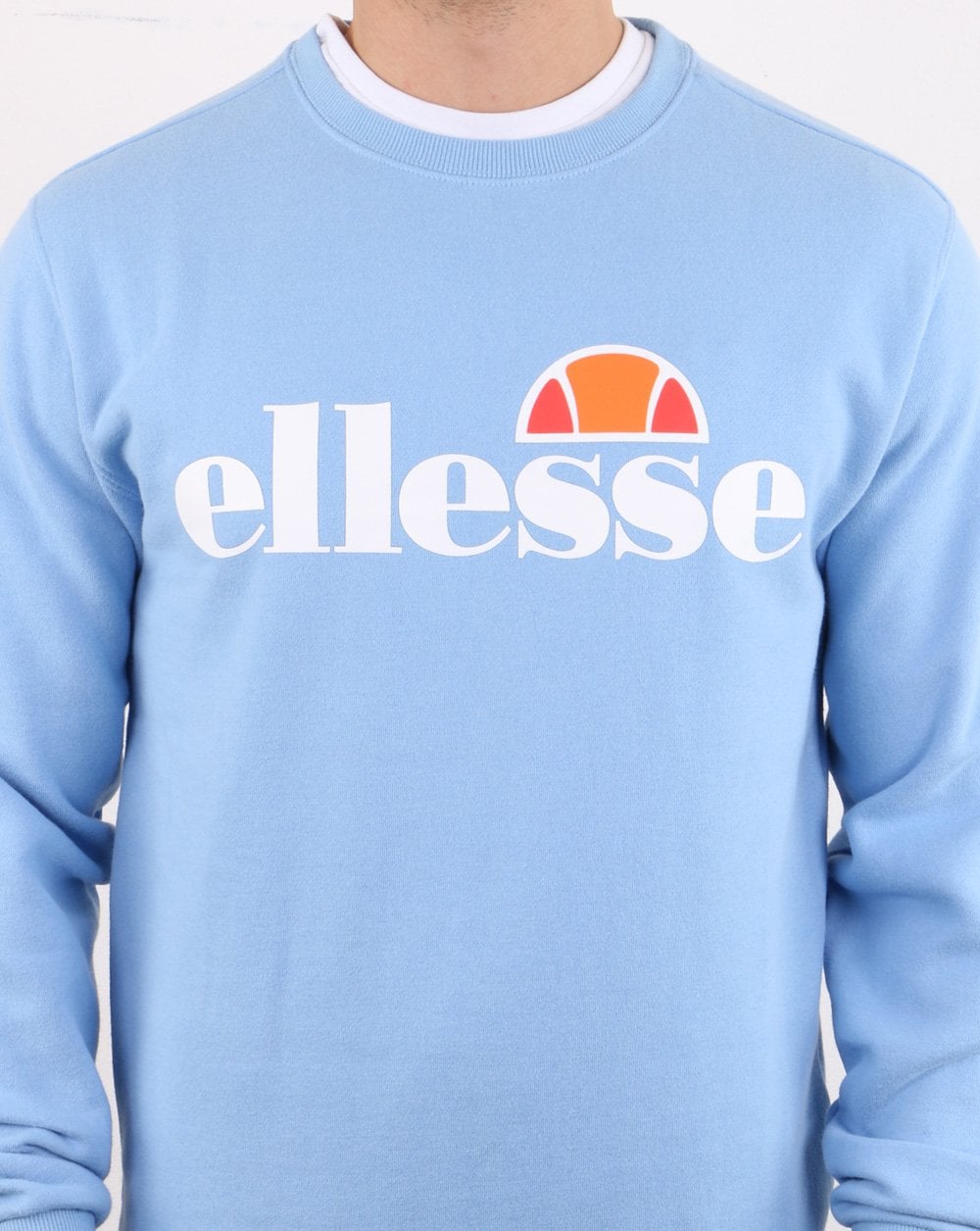 Ellesse Logo Sweatshirt Sky Blue
