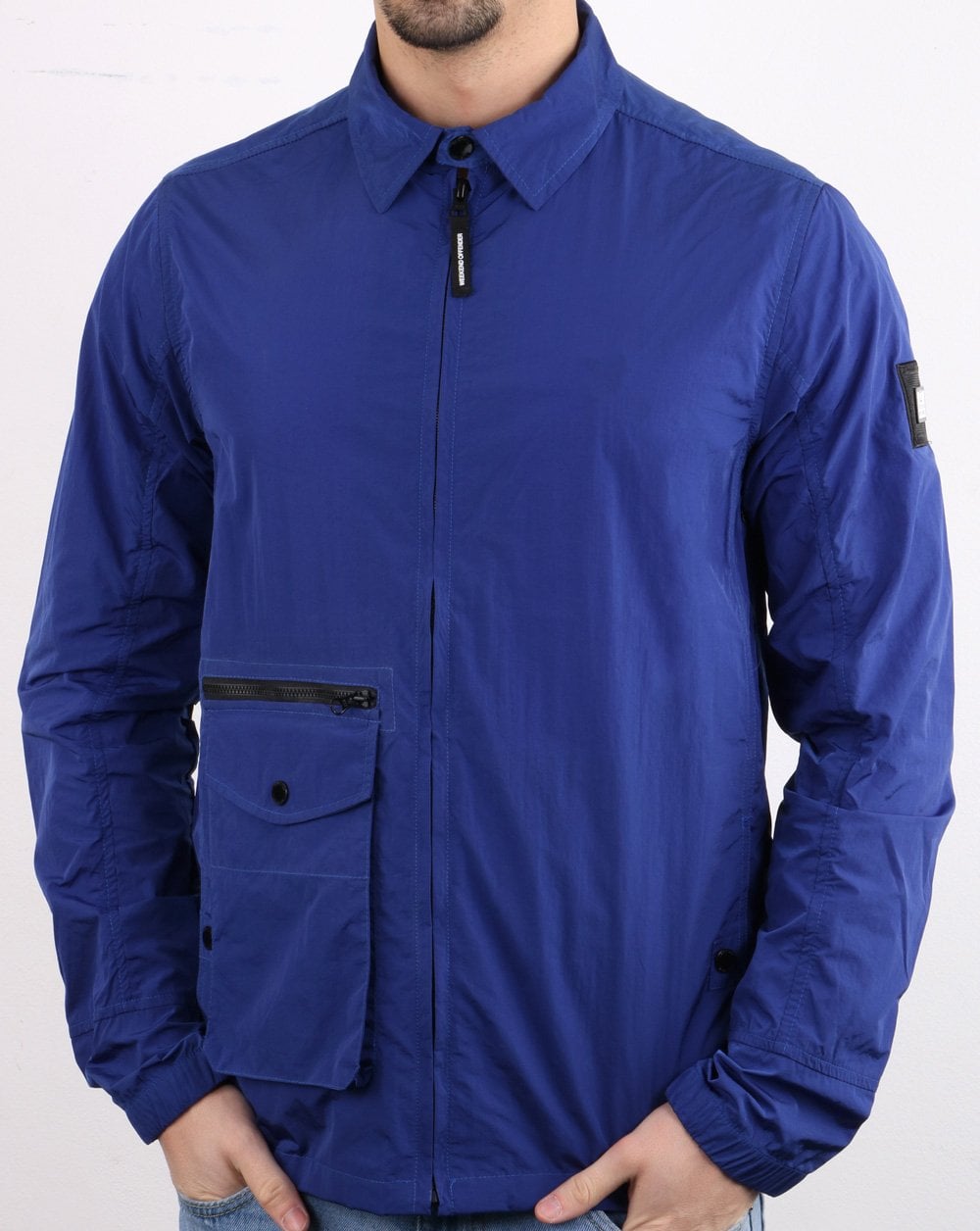 Weekend Offender Vinnie Überhemd Electric Blue