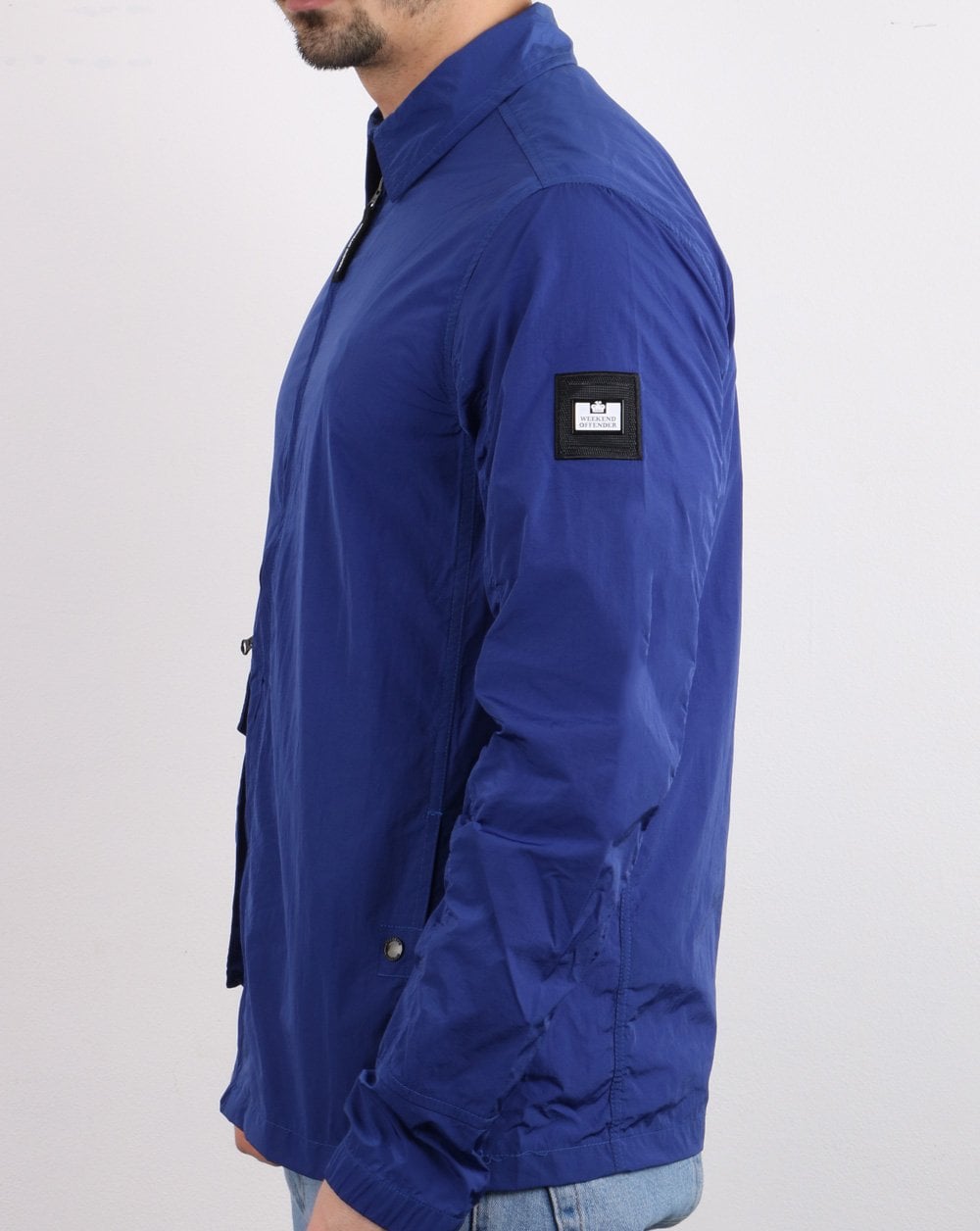 Weekend Offender Vinnie Overshirt Electric Blue