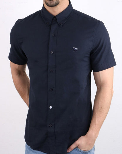 Weekend Offender Gomorra Hemd Marineblau