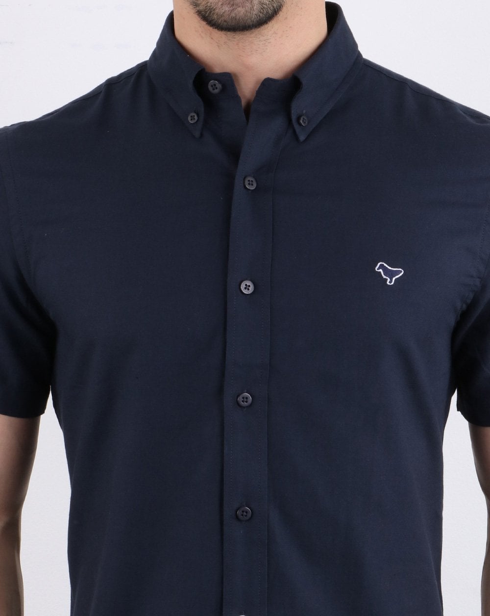 Weekend Offender Gomorra Hemd Marineblau