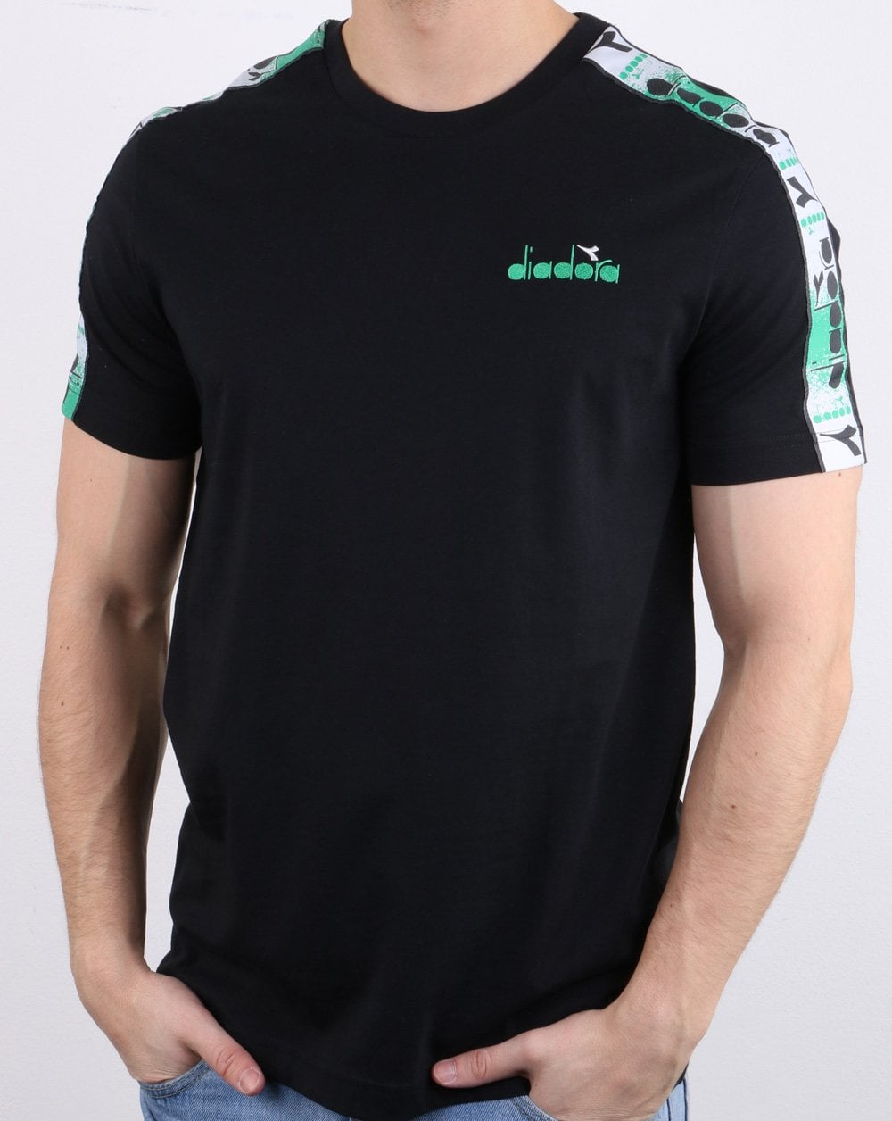 Diadora 5palle Offside T-Shirt Schwarz