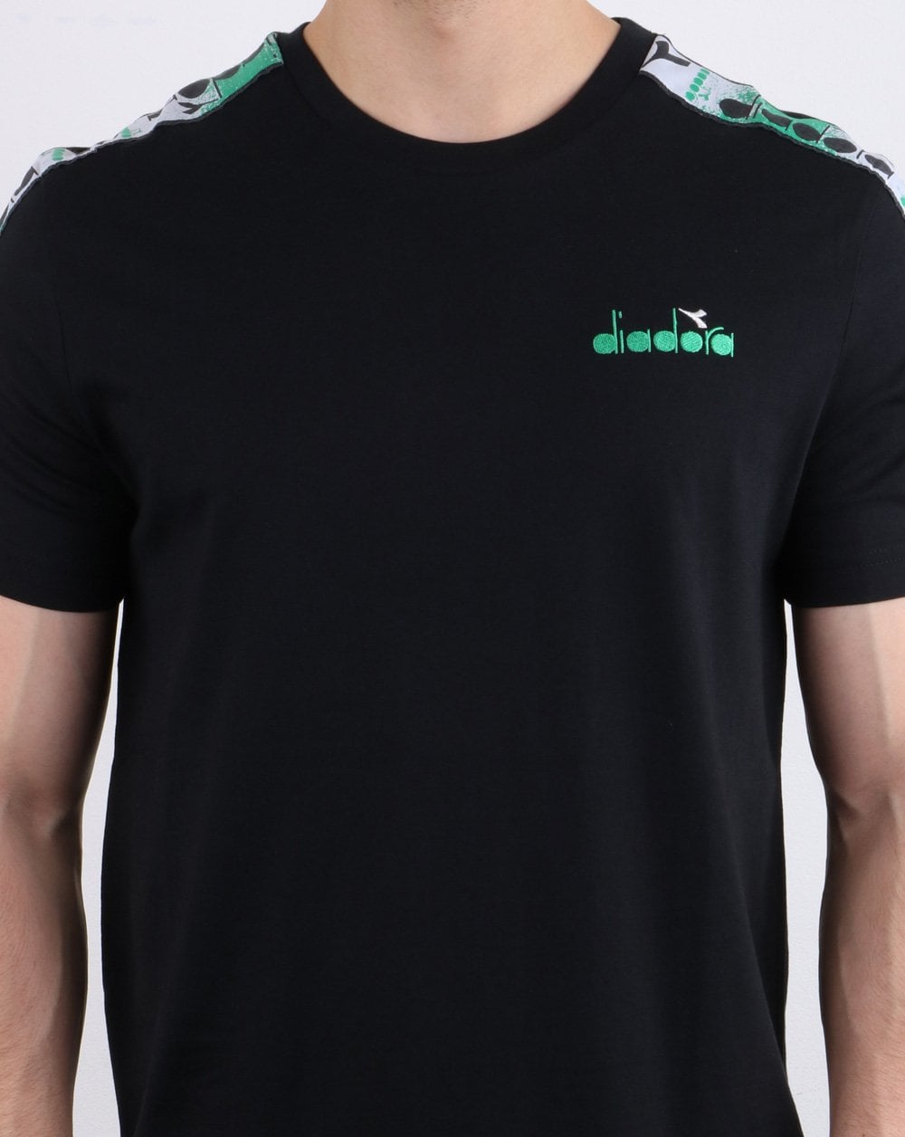 Diadora 5palle Offside T-Shirt Schwarz