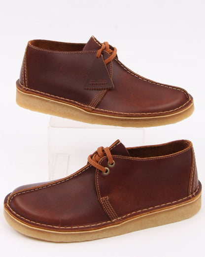 Clarks Originals – Desert Trek – Schuhe aus hellbraunem Leder