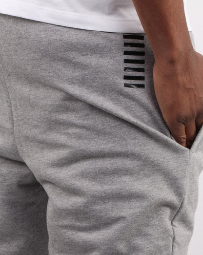 Emporio Armani EA7 – Trainingshose in Graumeliert
