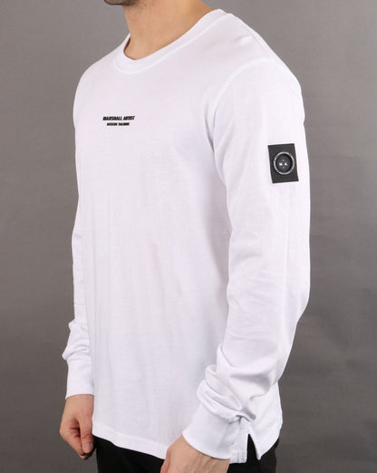 Marshall Artist Siren Langarm-T-Shirt Weiß