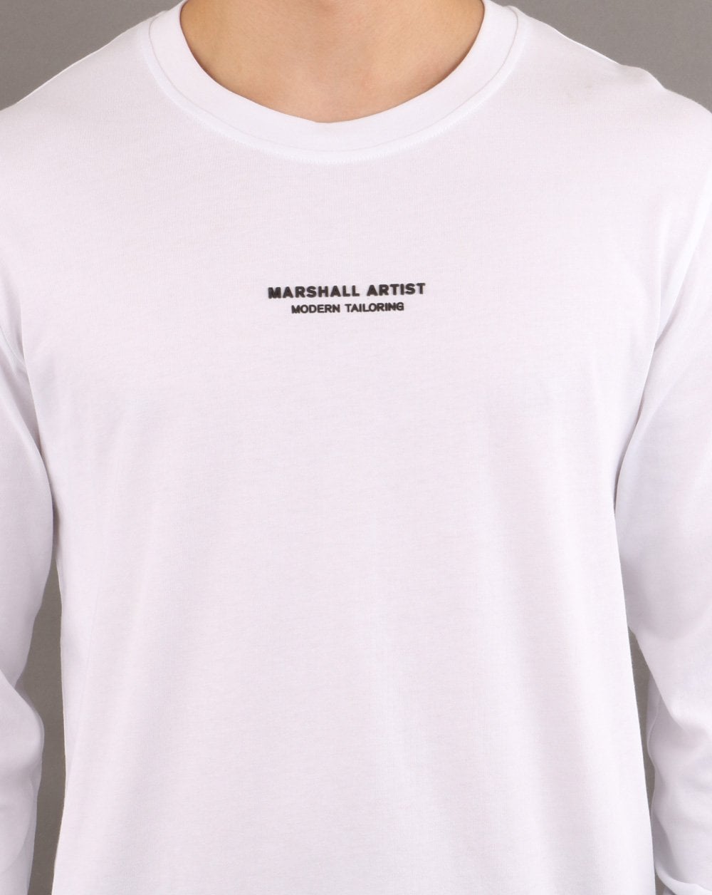 Marshall Artist Siren Langarm-T-Shirt Weiß