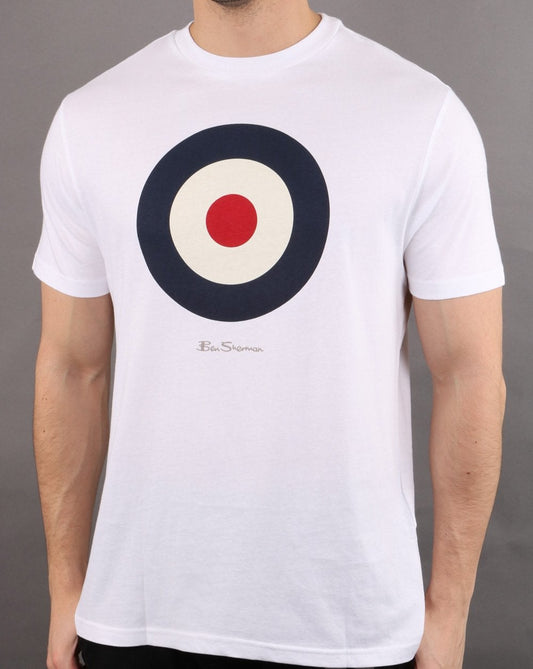 Ben Sherman Ben Sherman Target T-Shirt Weiß