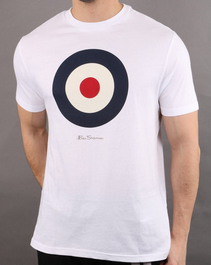 Ben Sherman Target T-Shirt Weiß