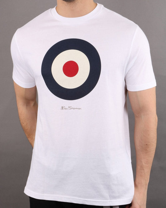 Ben Sherman Ben Sherman Target T-Shirt Weiß