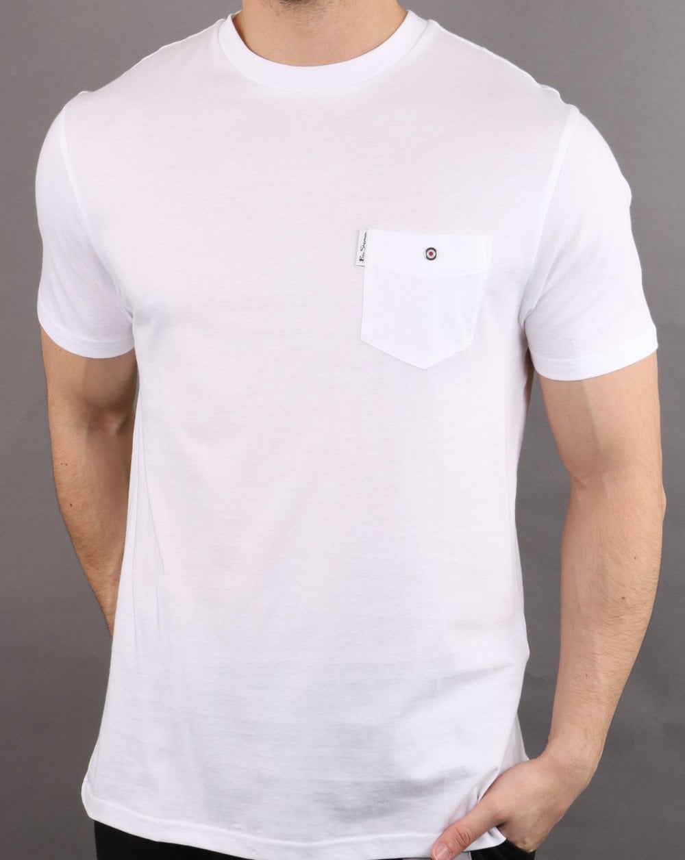 Ben Sherman Pocket T-Shirt Weiß
