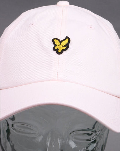 Lyle And Scott – Baseballkappe aus Baumwolltwill in Pastellrosa