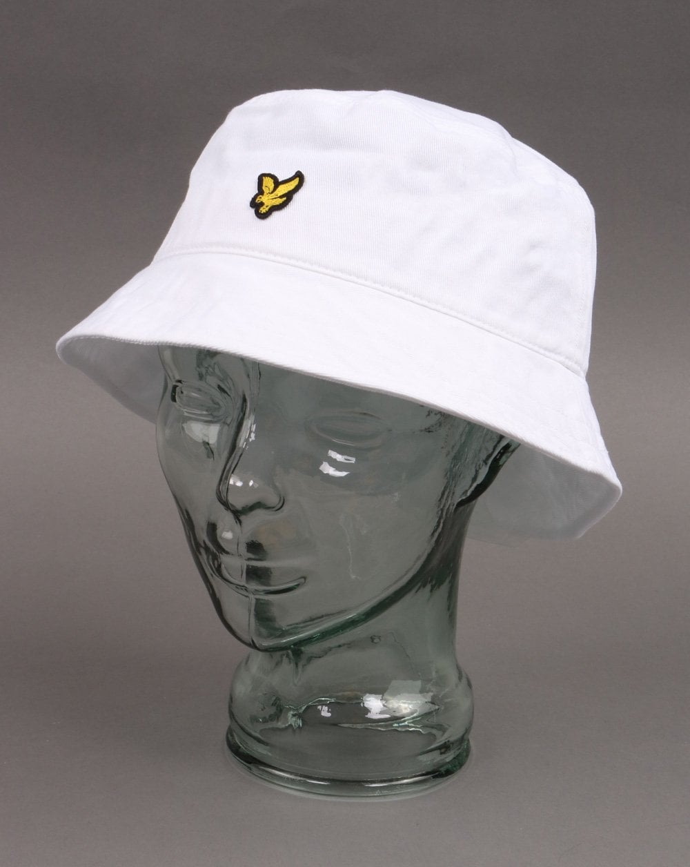 Lyle And Scott Fischerhut aus Baumwolltwill Weiß